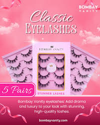 Flawless Eyes Start with Bombay Vanity Lashes