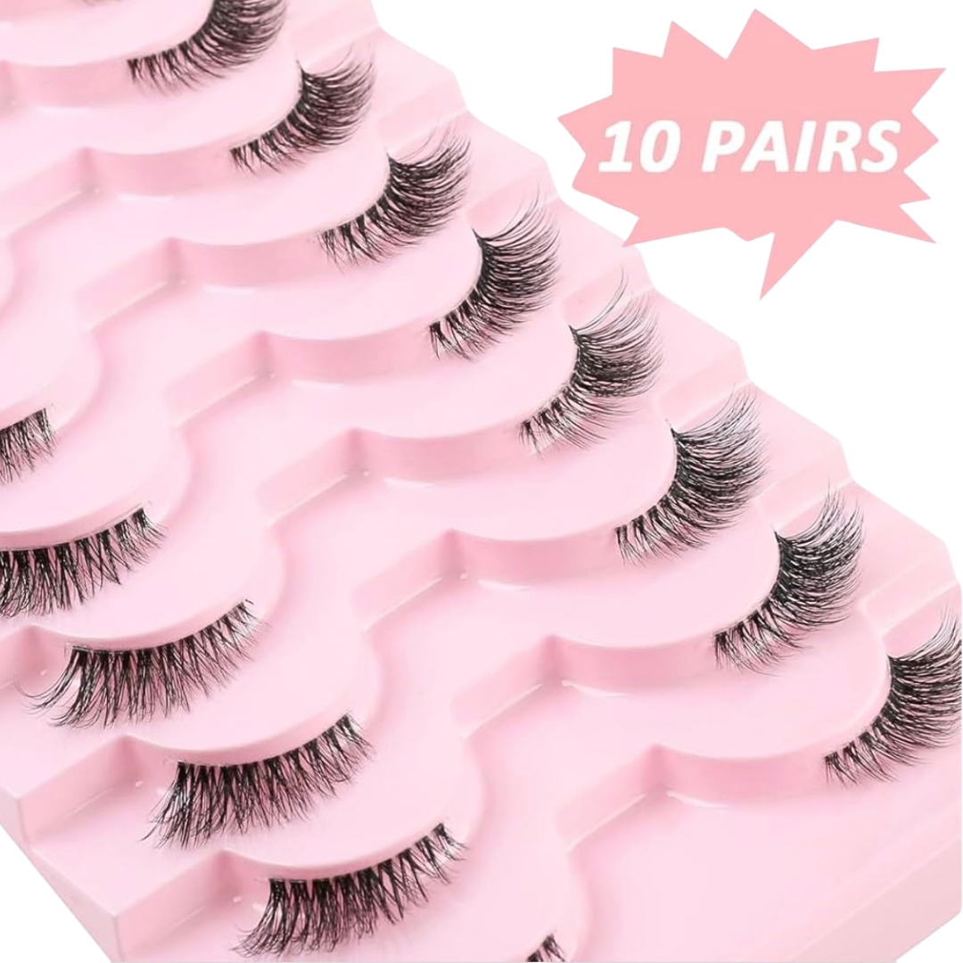 10 Pairs Lash Set - BETTER HALF