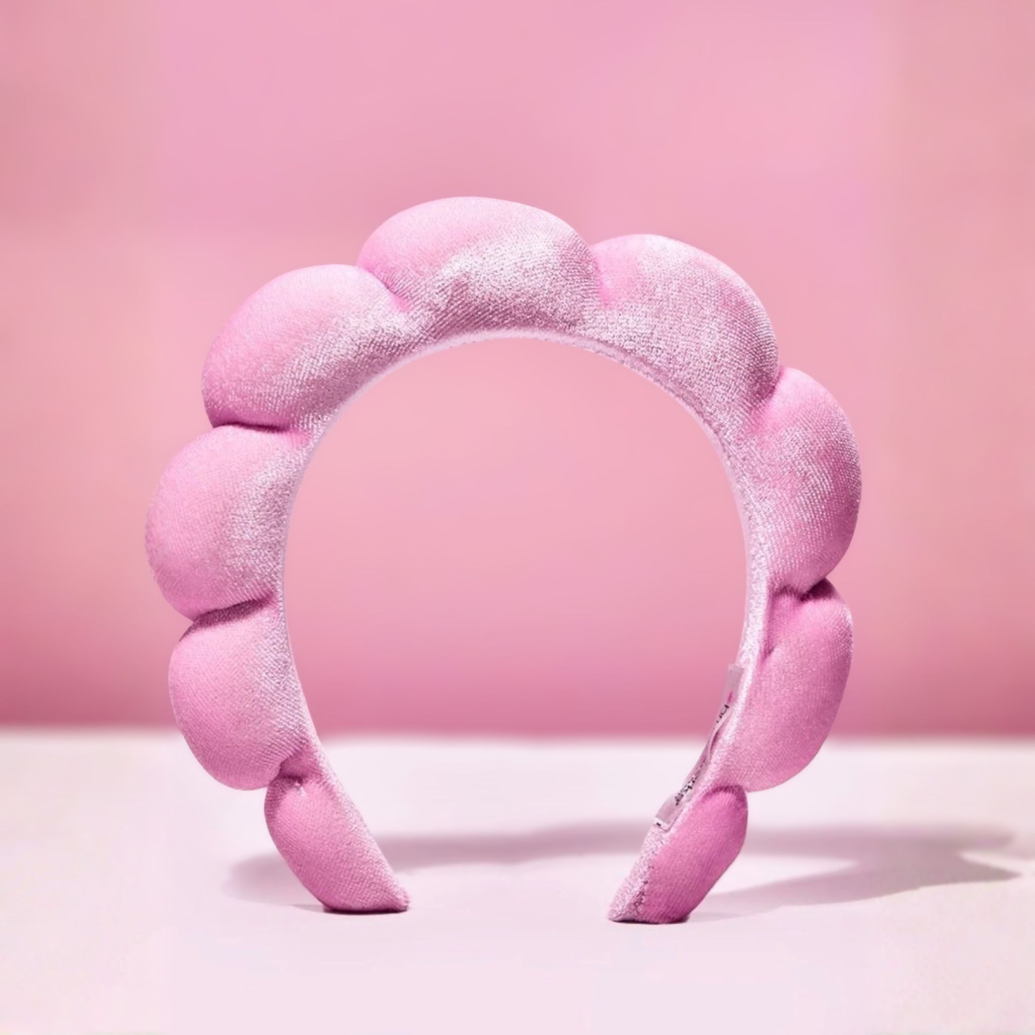 Bubble Spa Headband with Matching Wristbands – Soft Skincare & Makeup Wash Set