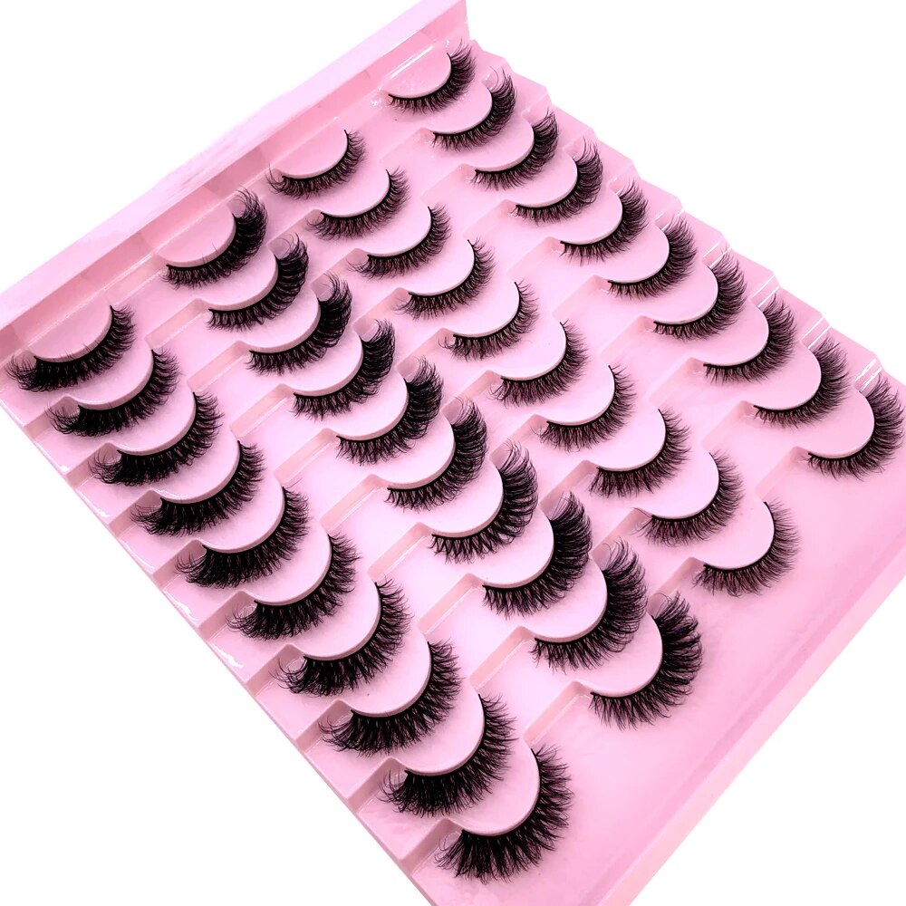 H24 Bombay Vanity 20 Pairs Mink False Eyelashes