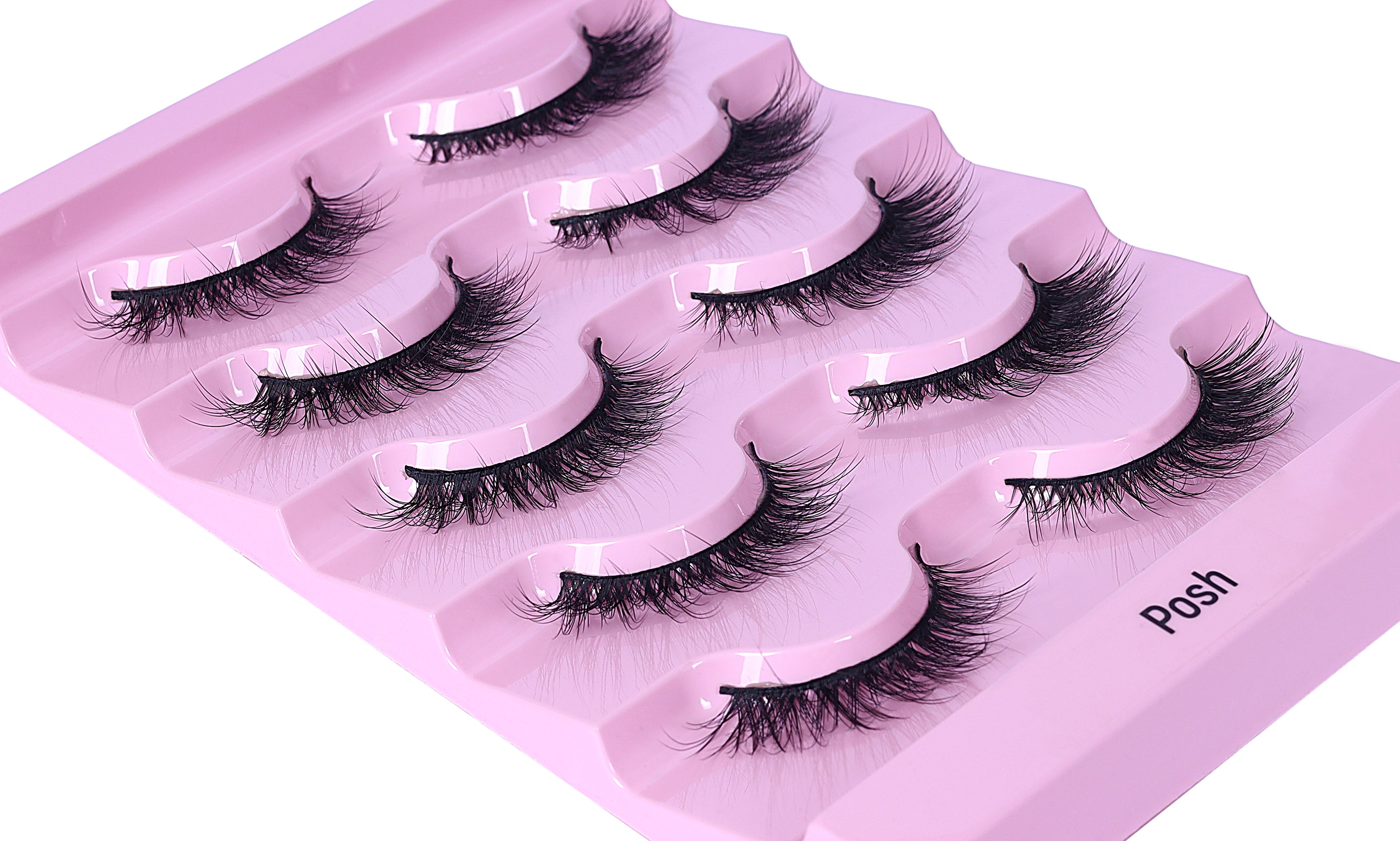POSH - 5 Pairs False Eyelashes Set