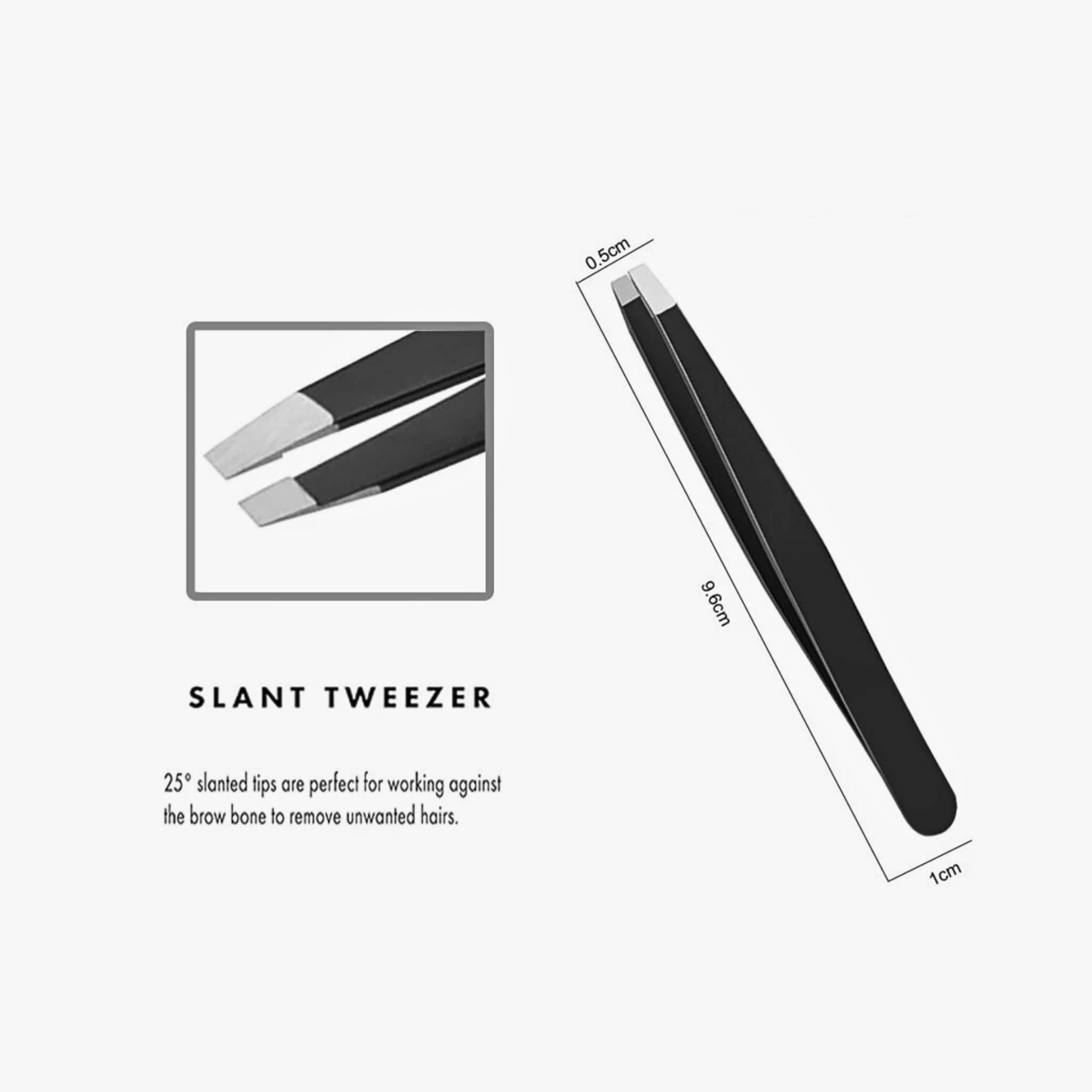 Bombay Vanity® Slant Tip Tweezer