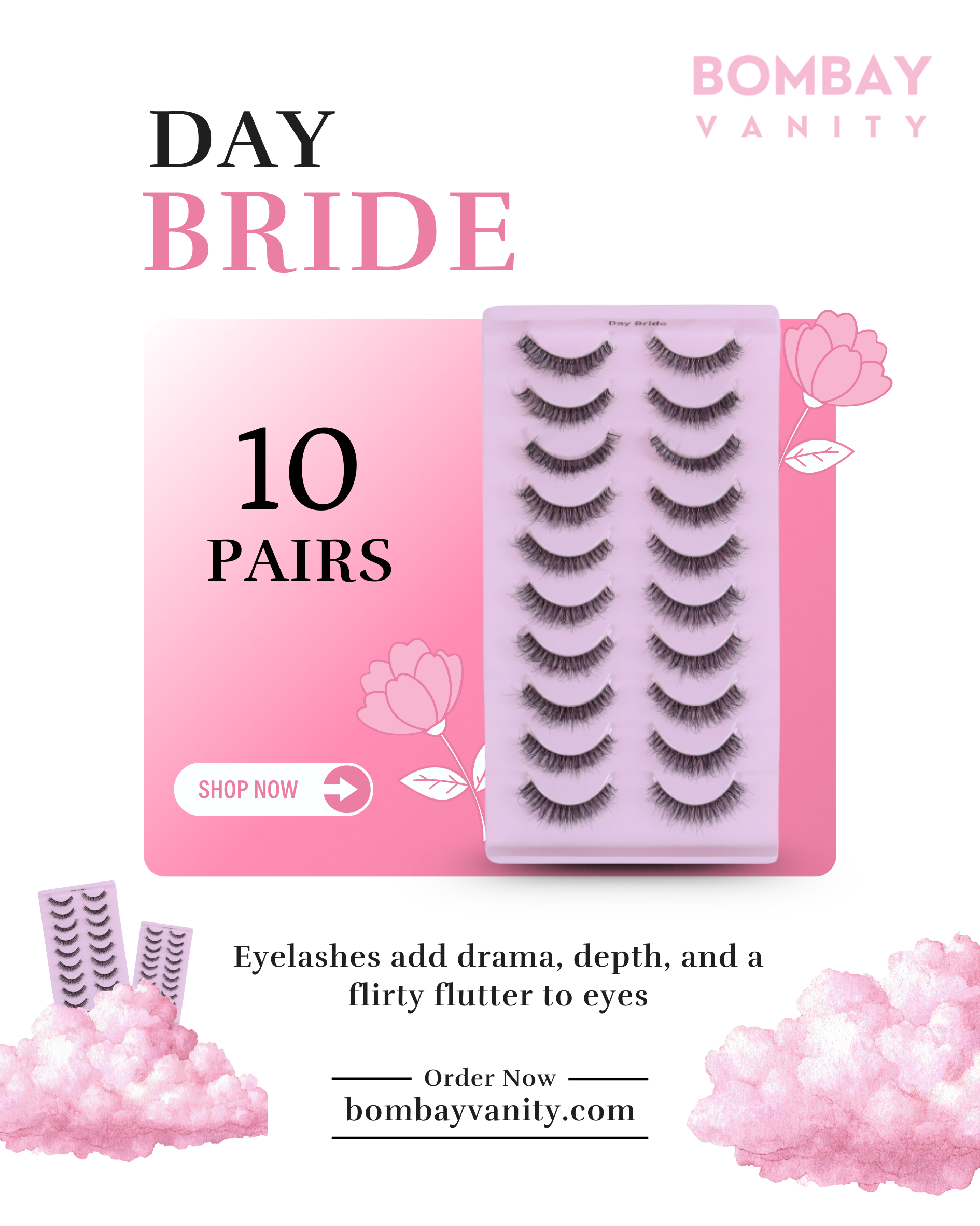10 Pairs Lash Set - DAY BRIDE