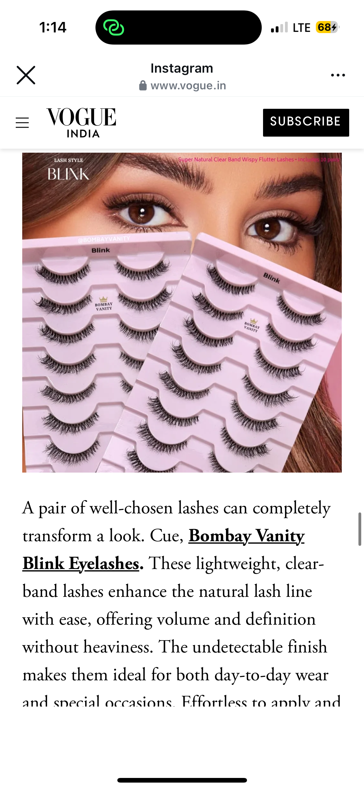 10 Pairs Lash Set - BLINK