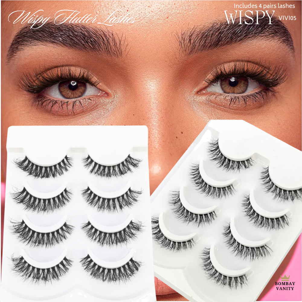 WISPY - 4 Pairs False Eyelashes Set