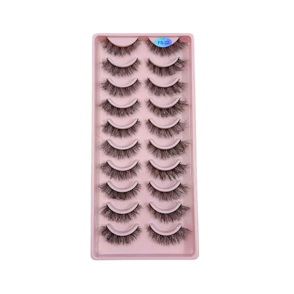 FS-22 - 10 Pairs False Eyelashes Set