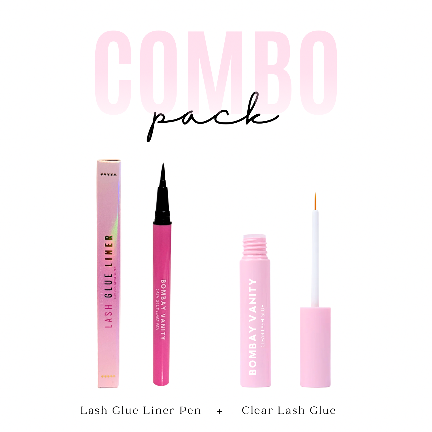 Lash Application Essentials – Glue Liner Pen + Clear Lash Glue | Perfect Hold Duo
