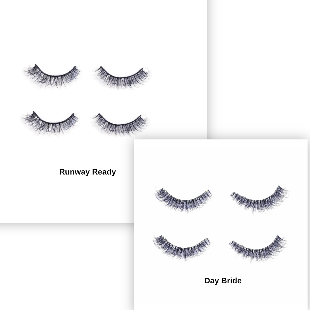 Lash Combo 1 – Day Bride + Runway Ready | 20 Pairs Total