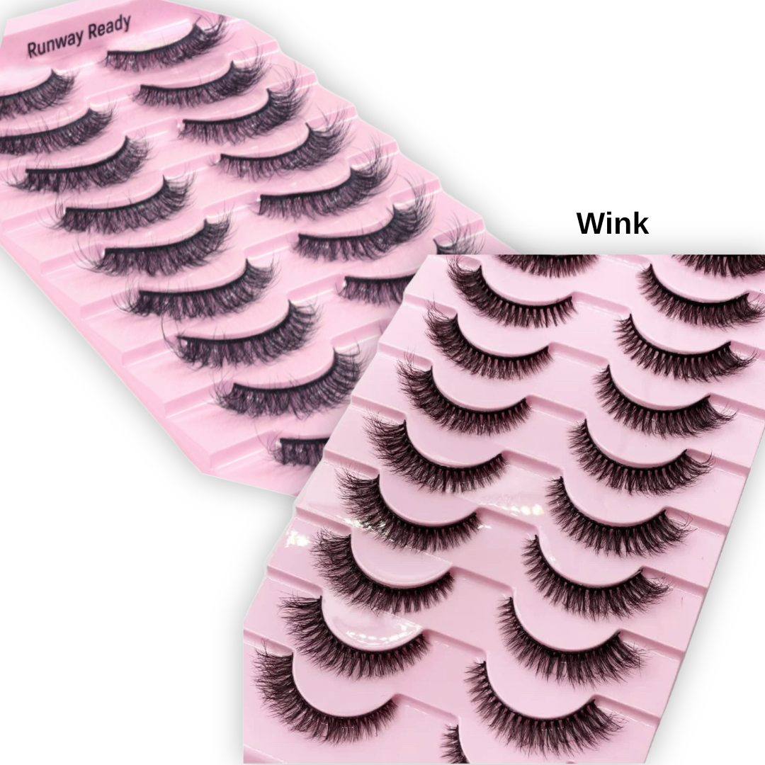 Lash Combo 3 – Runway Ready (10 Pairs) + Wink (10 Pairs) | 20 Pairs Total