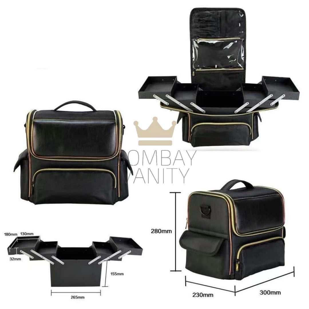 Black Travel Vanity Case