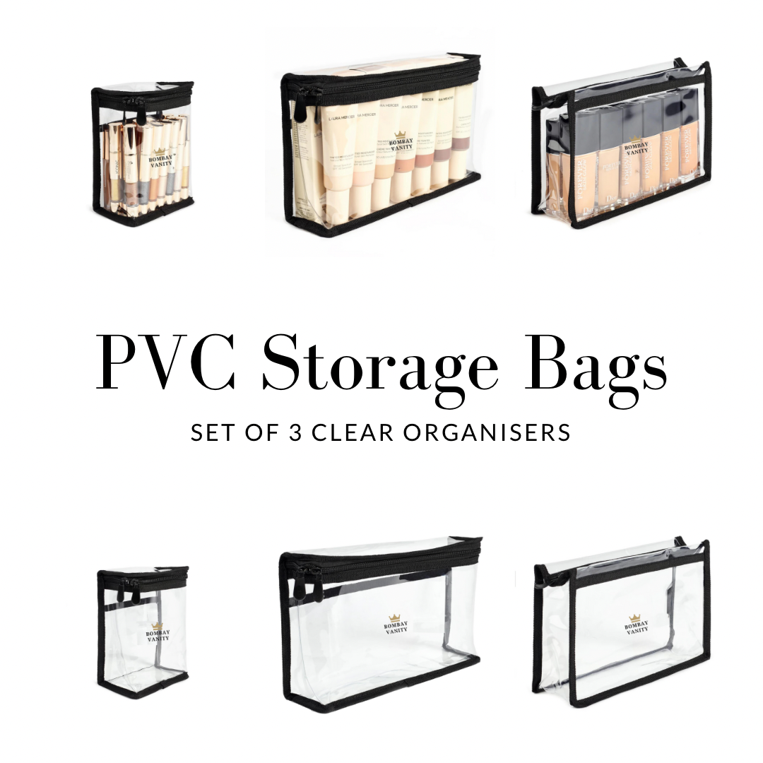 PVC Storage Bags - Set of 3 organisers