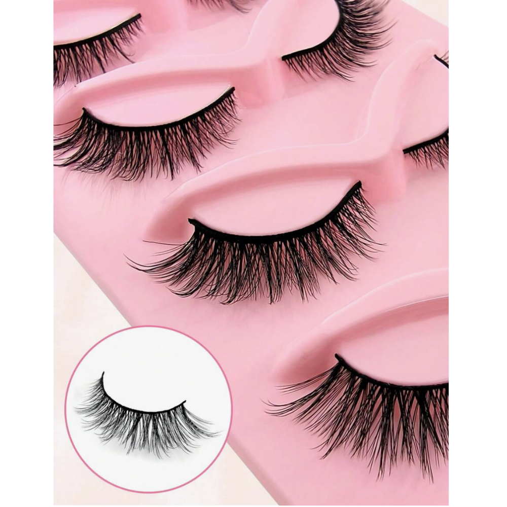 Angel Wing Fox Eyes MAO-18 - 5 Pairs False Eyelashes