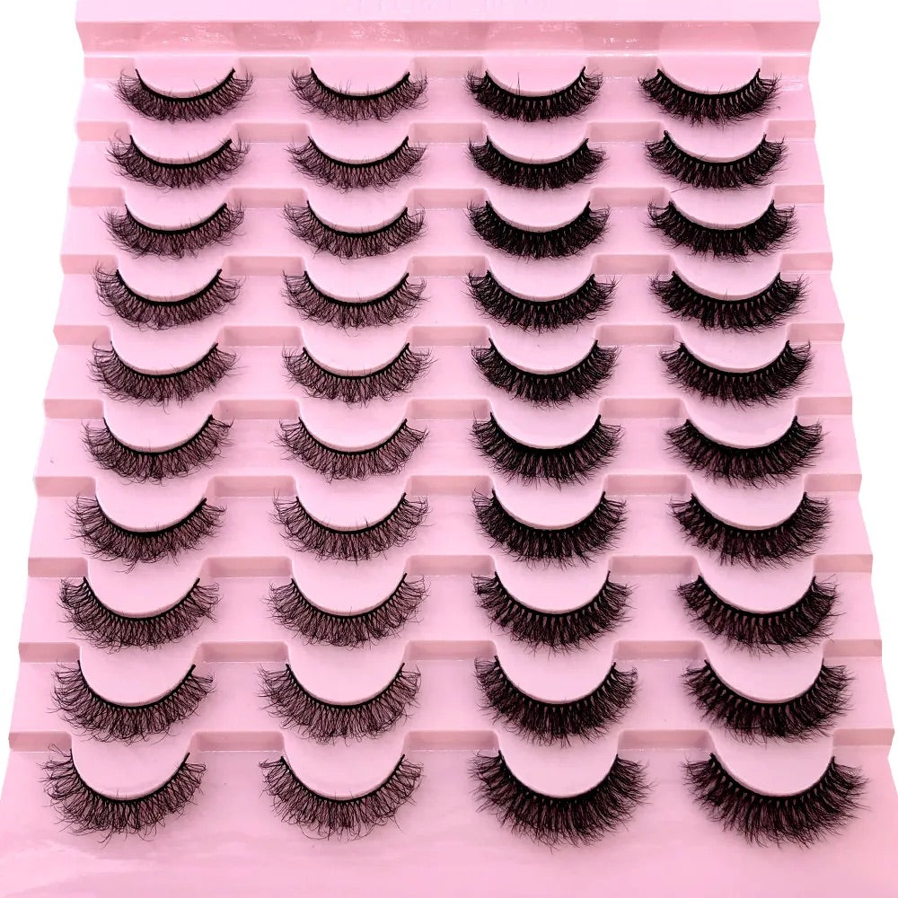 H25 - 20 Pairs Eyelashes Set