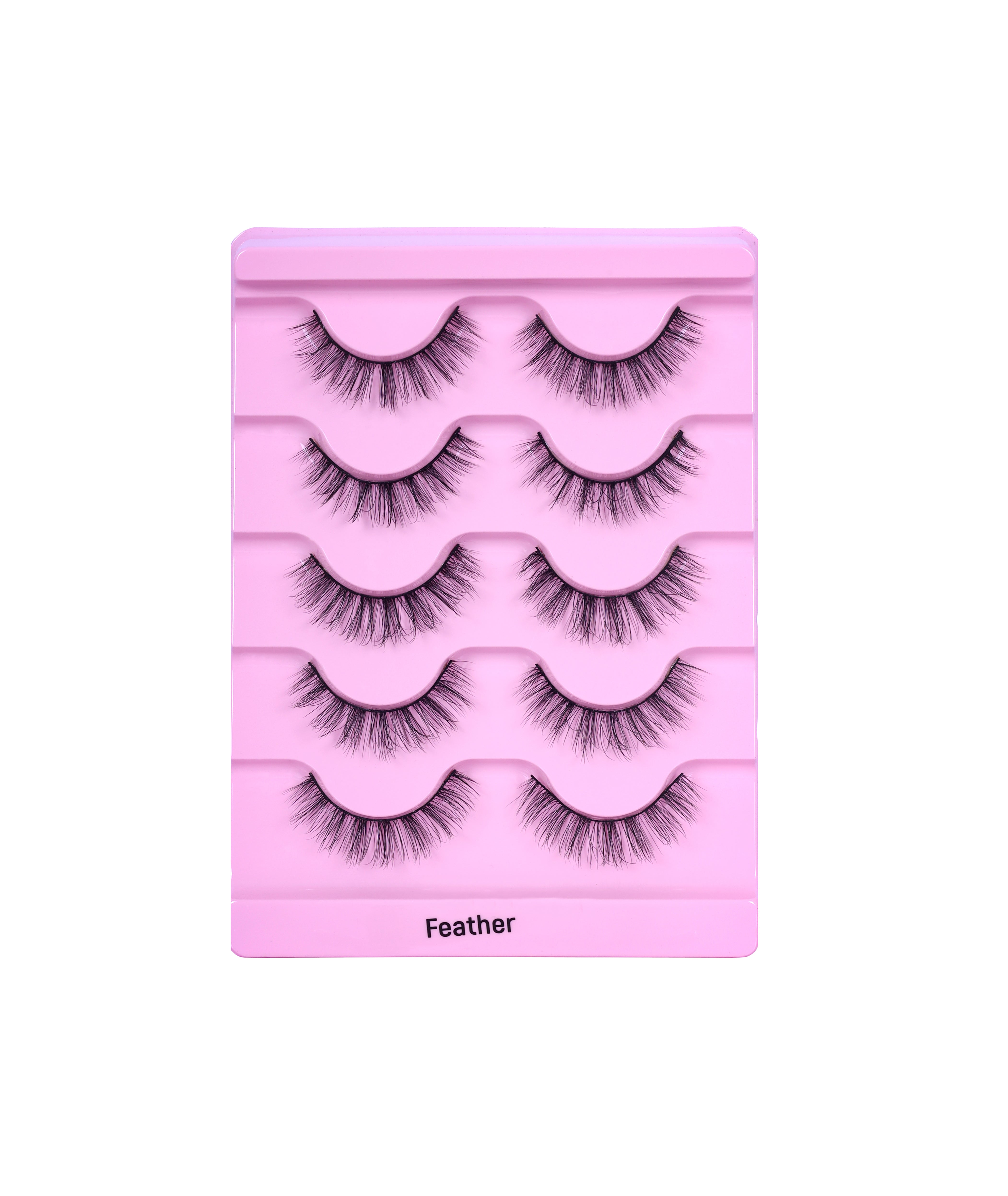 FEATHER - 5 Pairs False Eyelashes Set