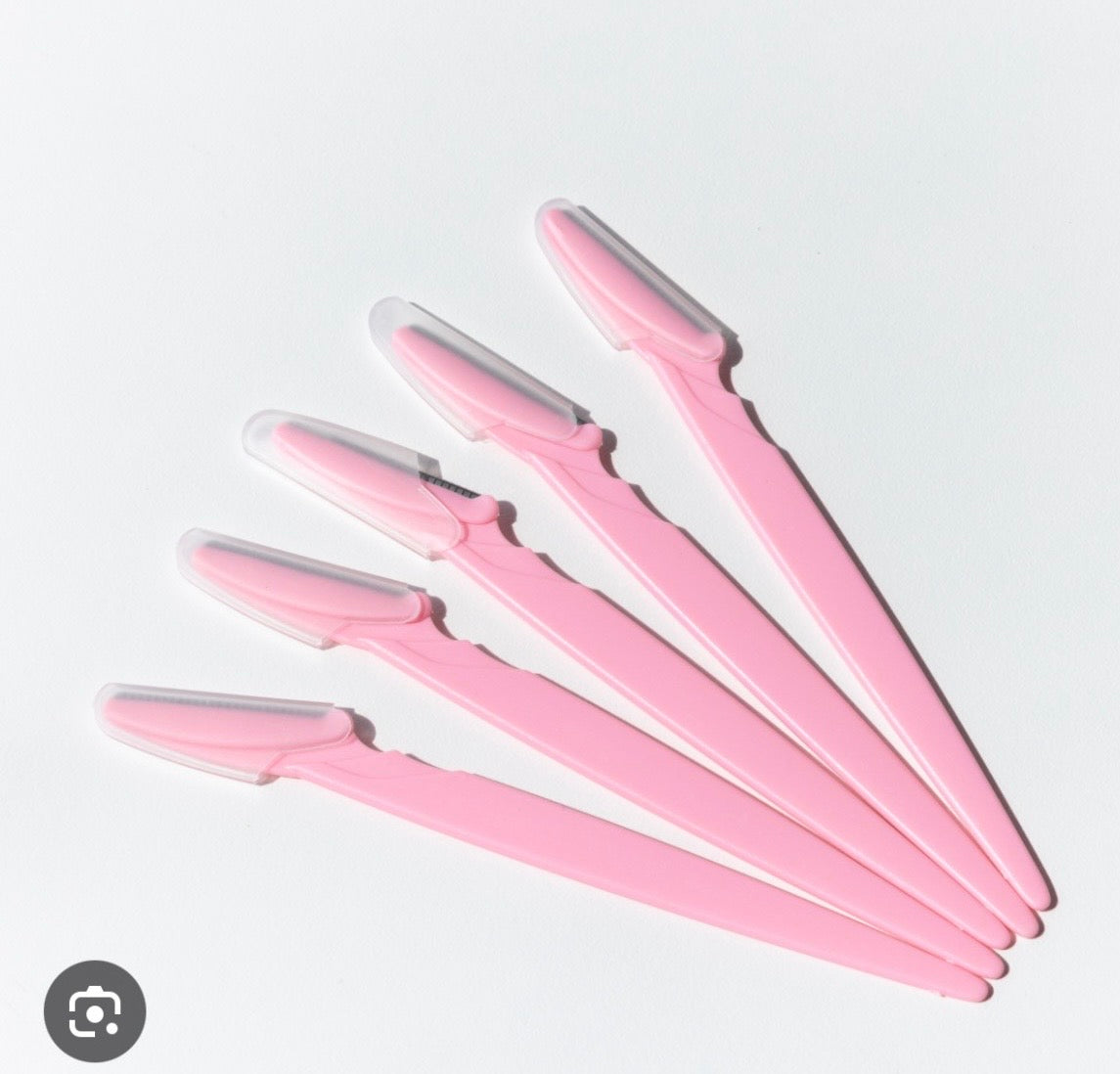 Dermaplaning & Eyebrow Razors – Pink (Set of 3)