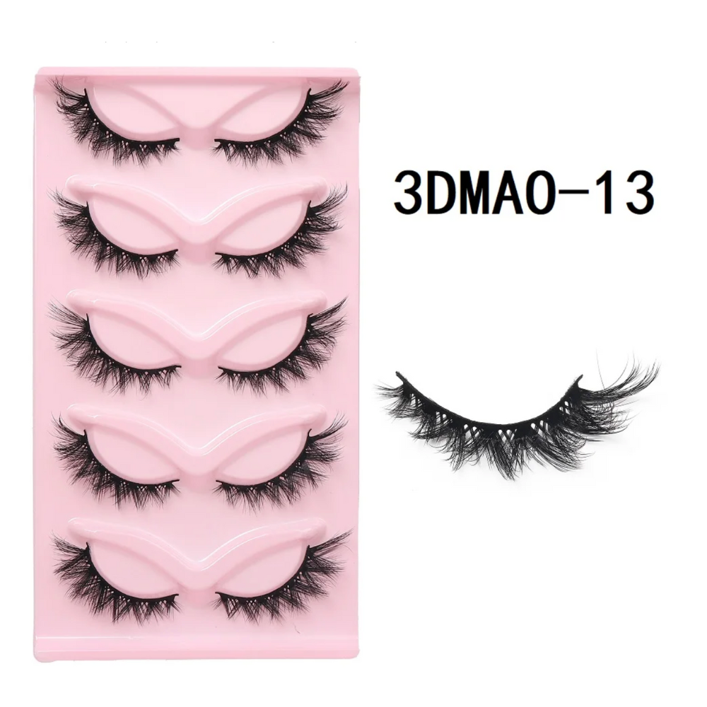 Angel Wing Fox Eyes MAO-13 - 5 Pairs False Eyelashes