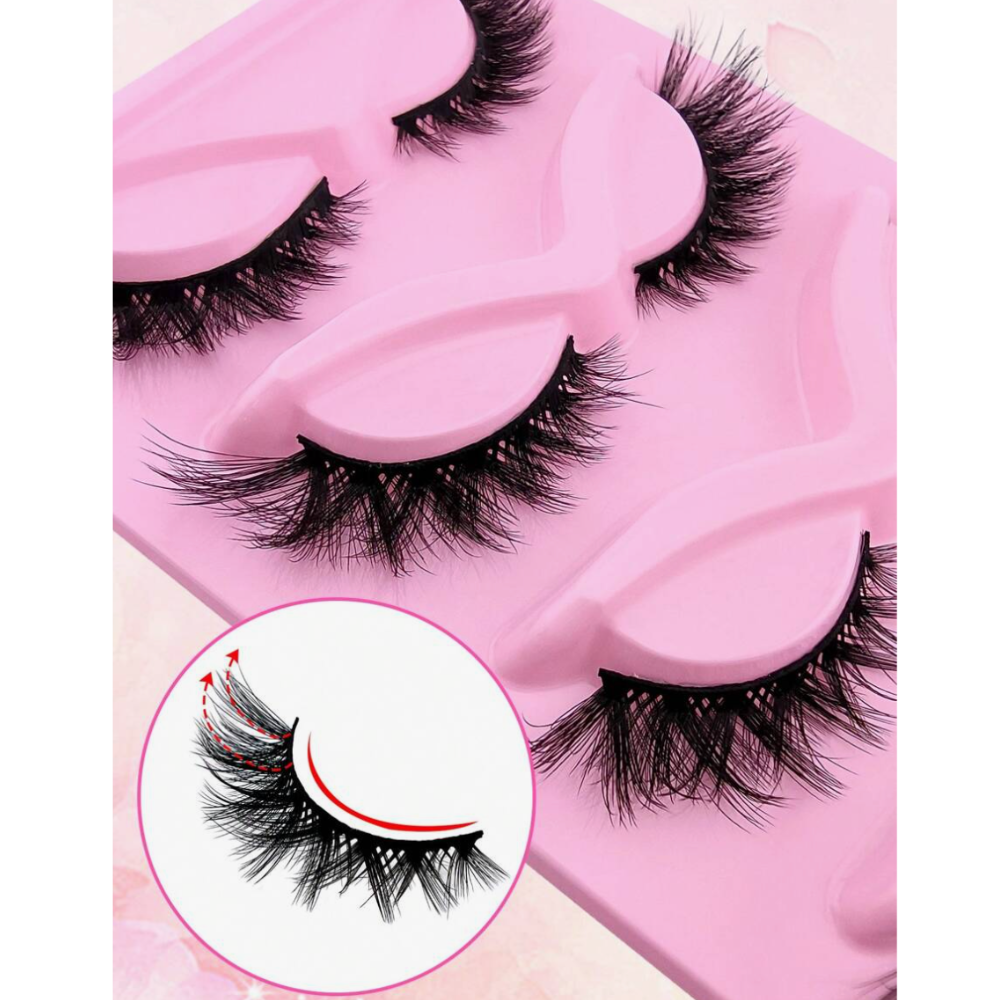 Angel Wing Fox Eyes MAO-13 - 5 Pairs False Eyelashes