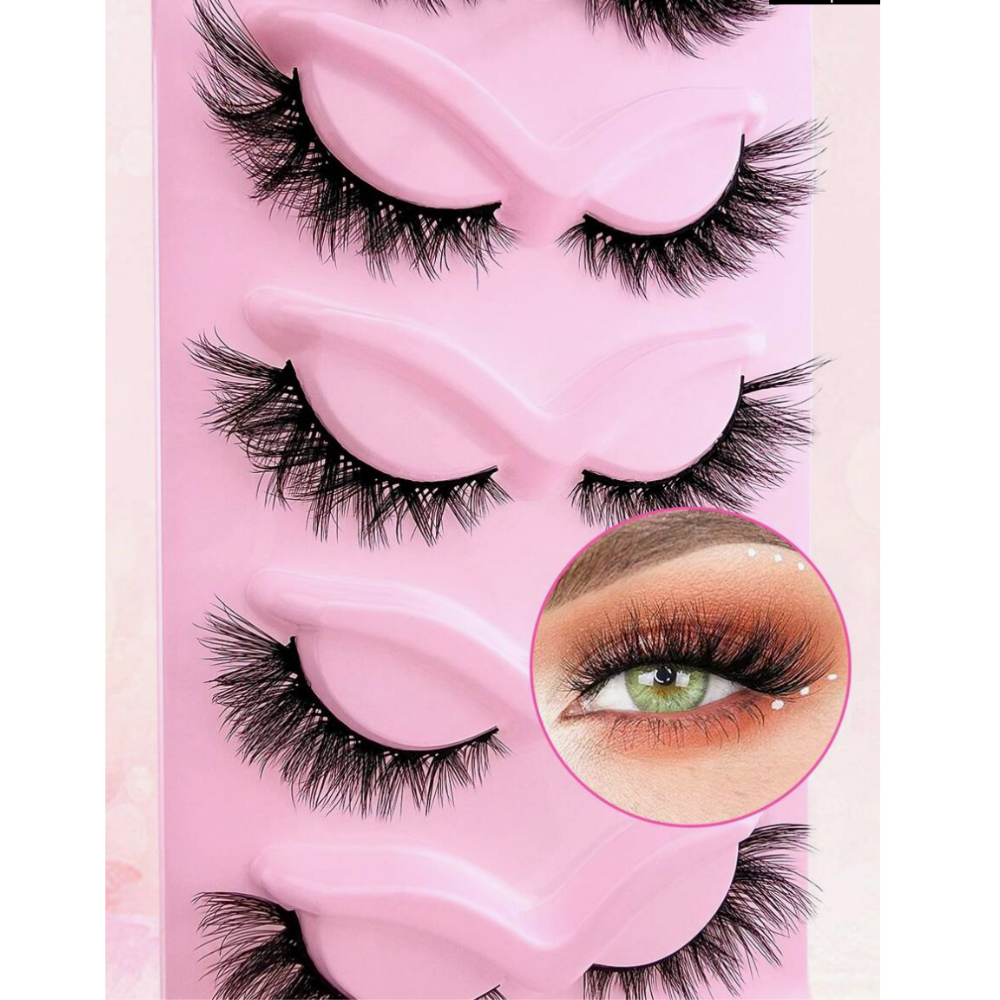 Angel Wing Fox Eyes MAO-13 - 5 Pairs False Eyelashes