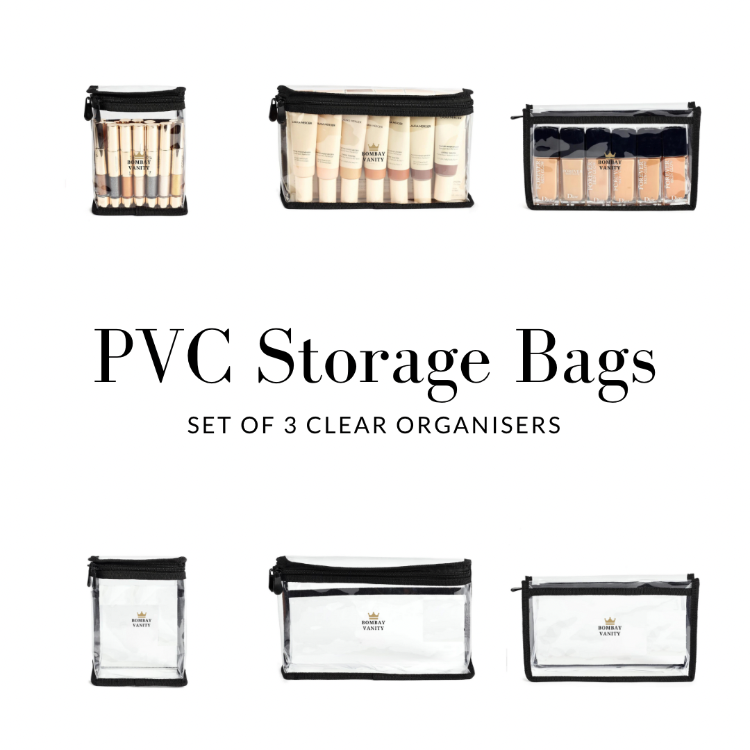 PVC Storage Bags - Set of 3 organisers