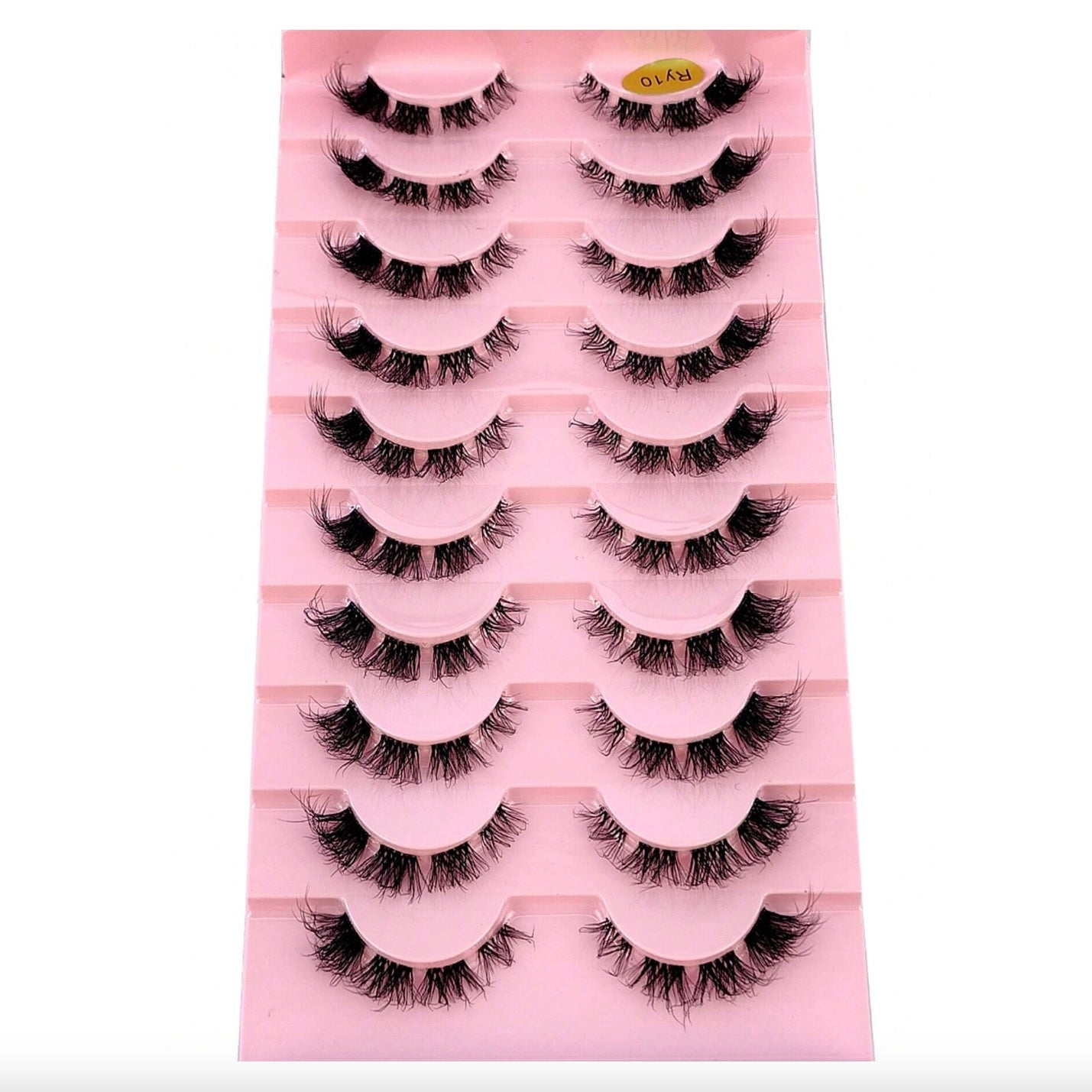 ANGELIC - 10 Pairs False Eyelashes Set