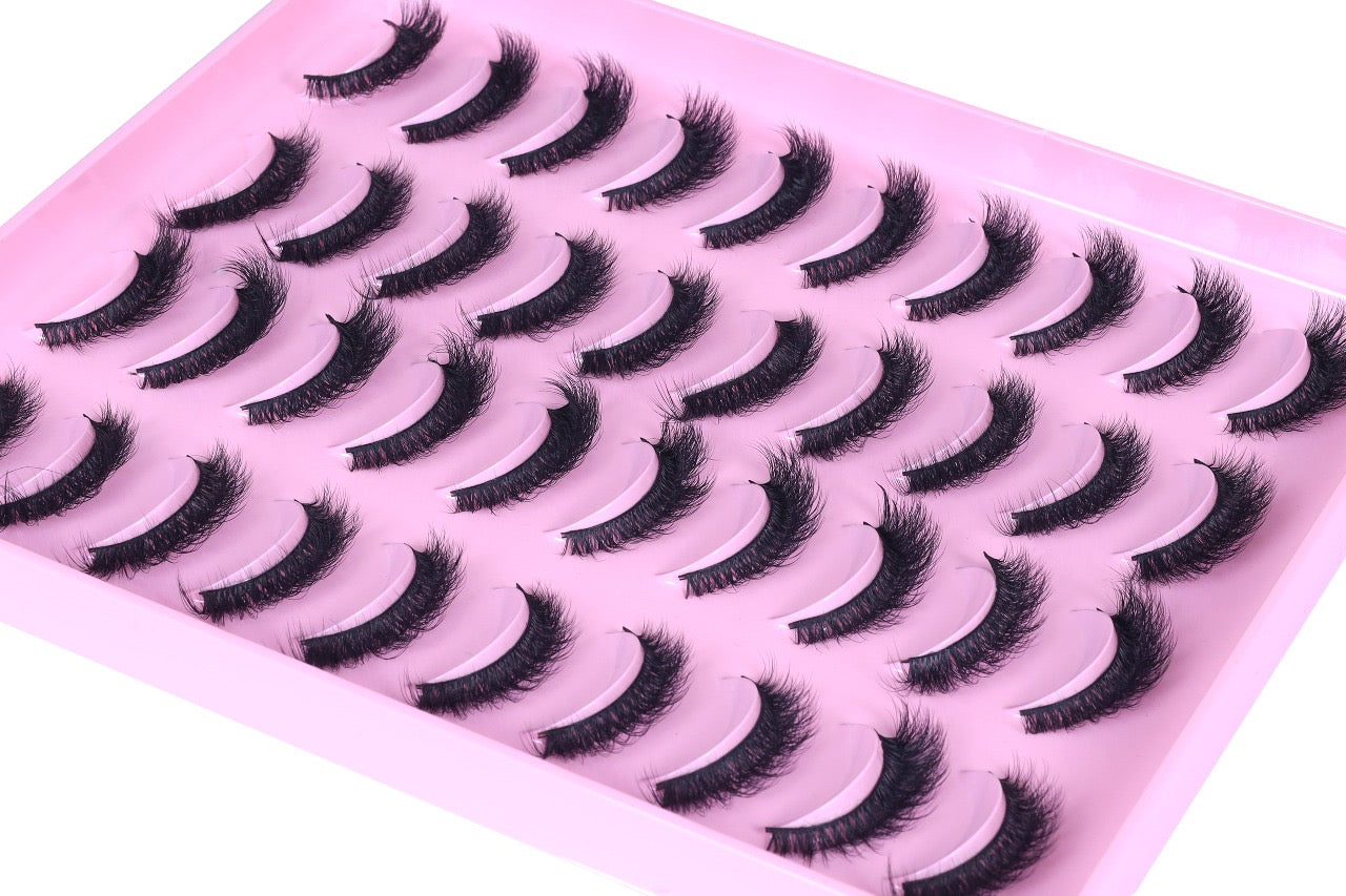 H21 - 20 Pairs False Eyelashes Set