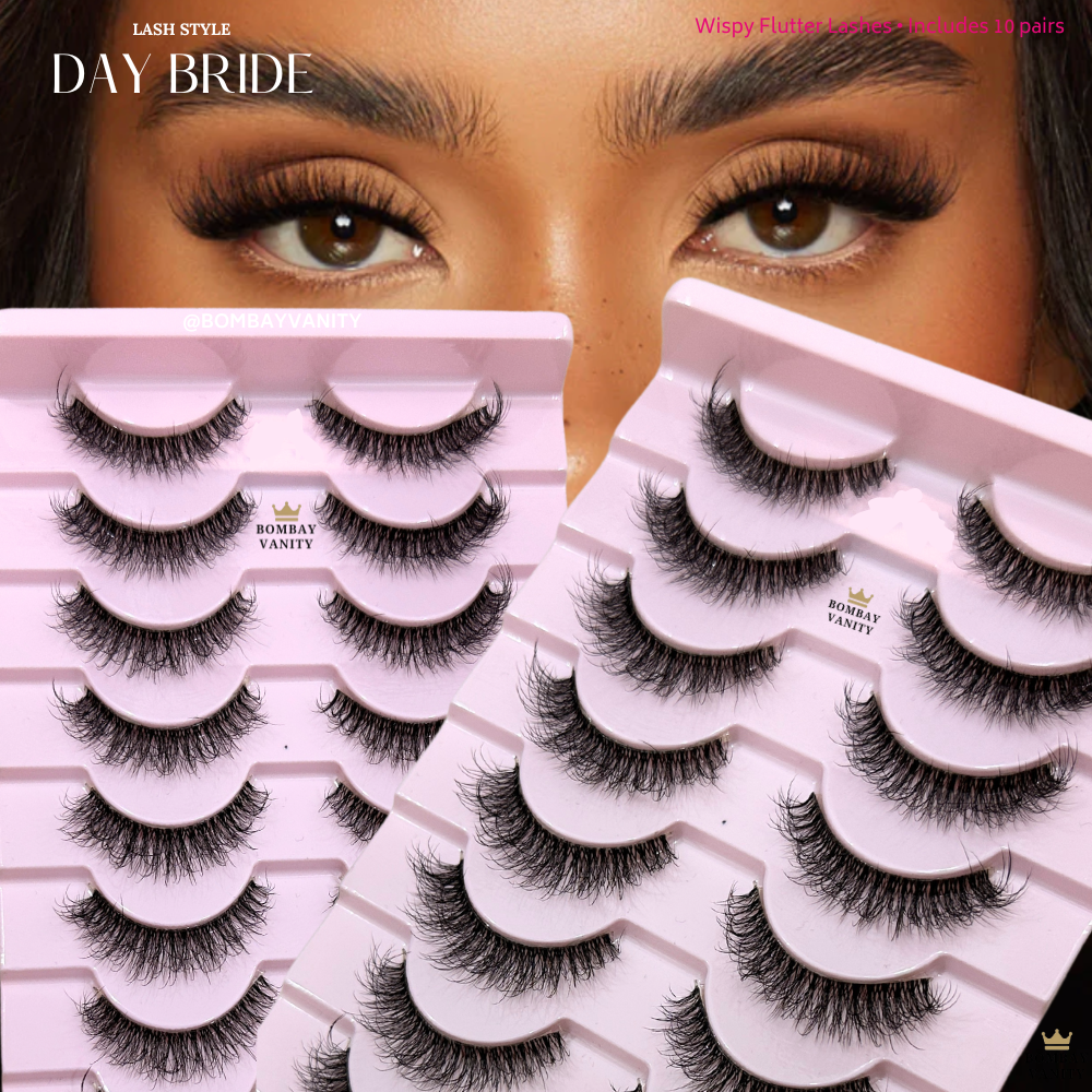 10 Pairs Lash Set - DAY BRIDE