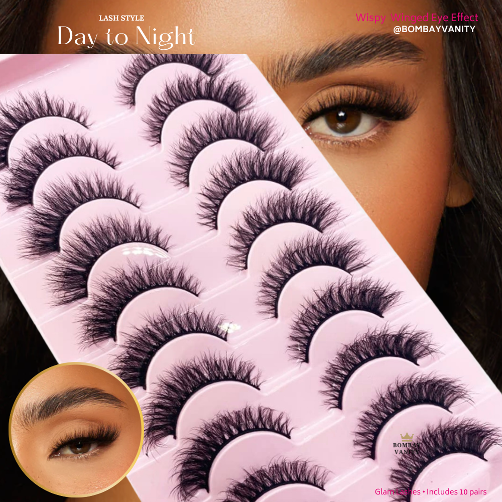 DAY TO NIGHT - 10 Pairs False Eyelashes Set