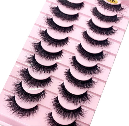 10 Pairs Lash Set - BUTTERFLY