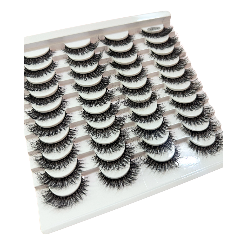 F001 - 20 Pairs false Eyelashes Set