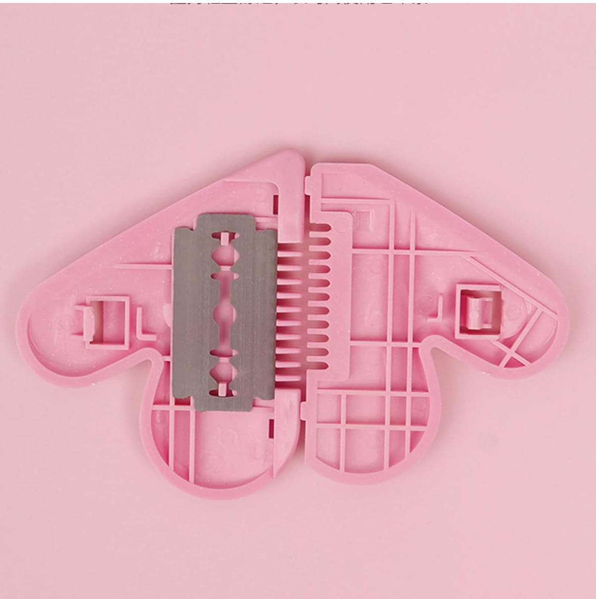 Pink DIY Trimming Scissors | Heart-Shaped At-Home Hair Trimmer