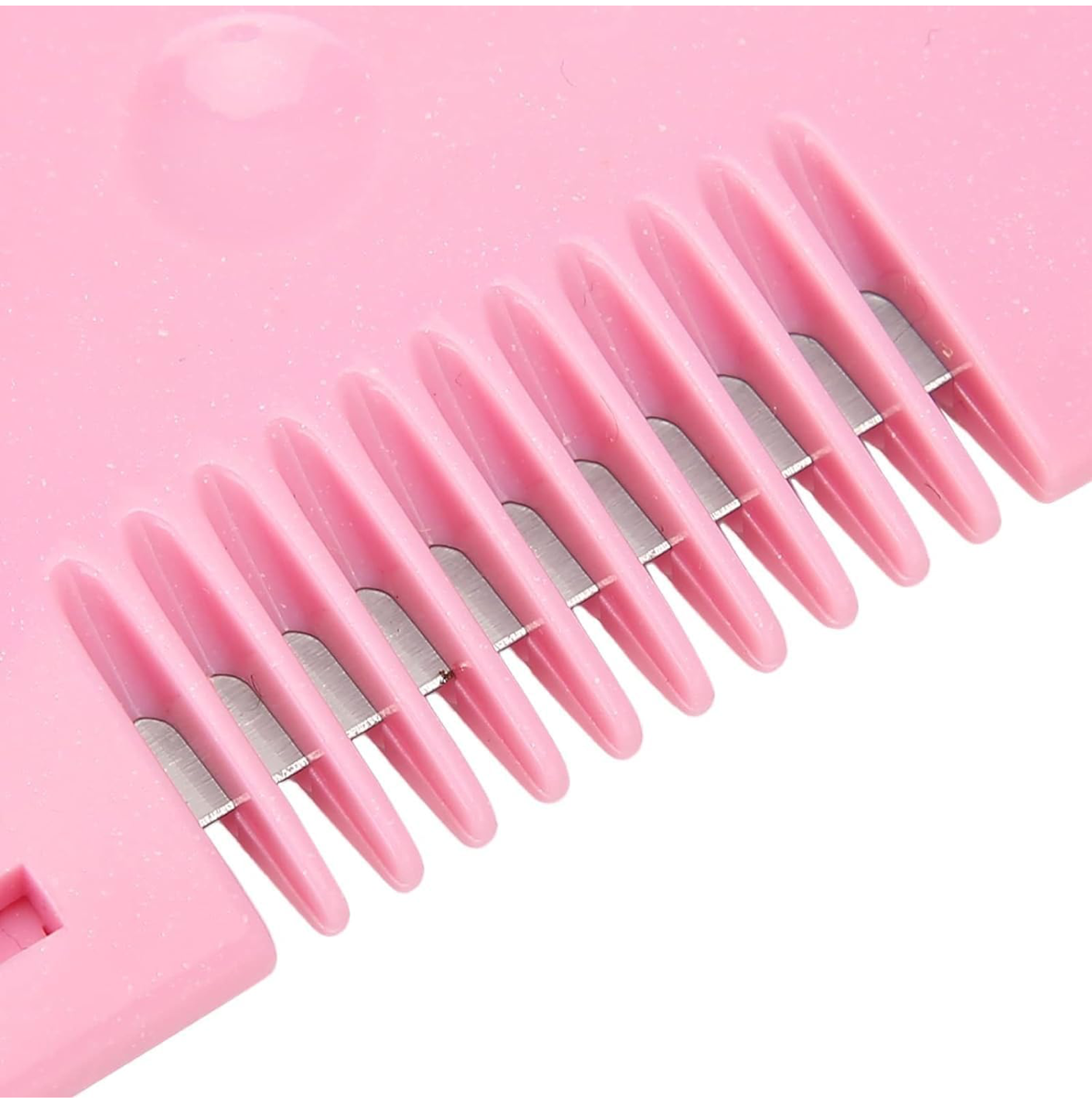 Pink DIY Trimming Scissors | Heart-Shaped At-Home Hair Trimmer