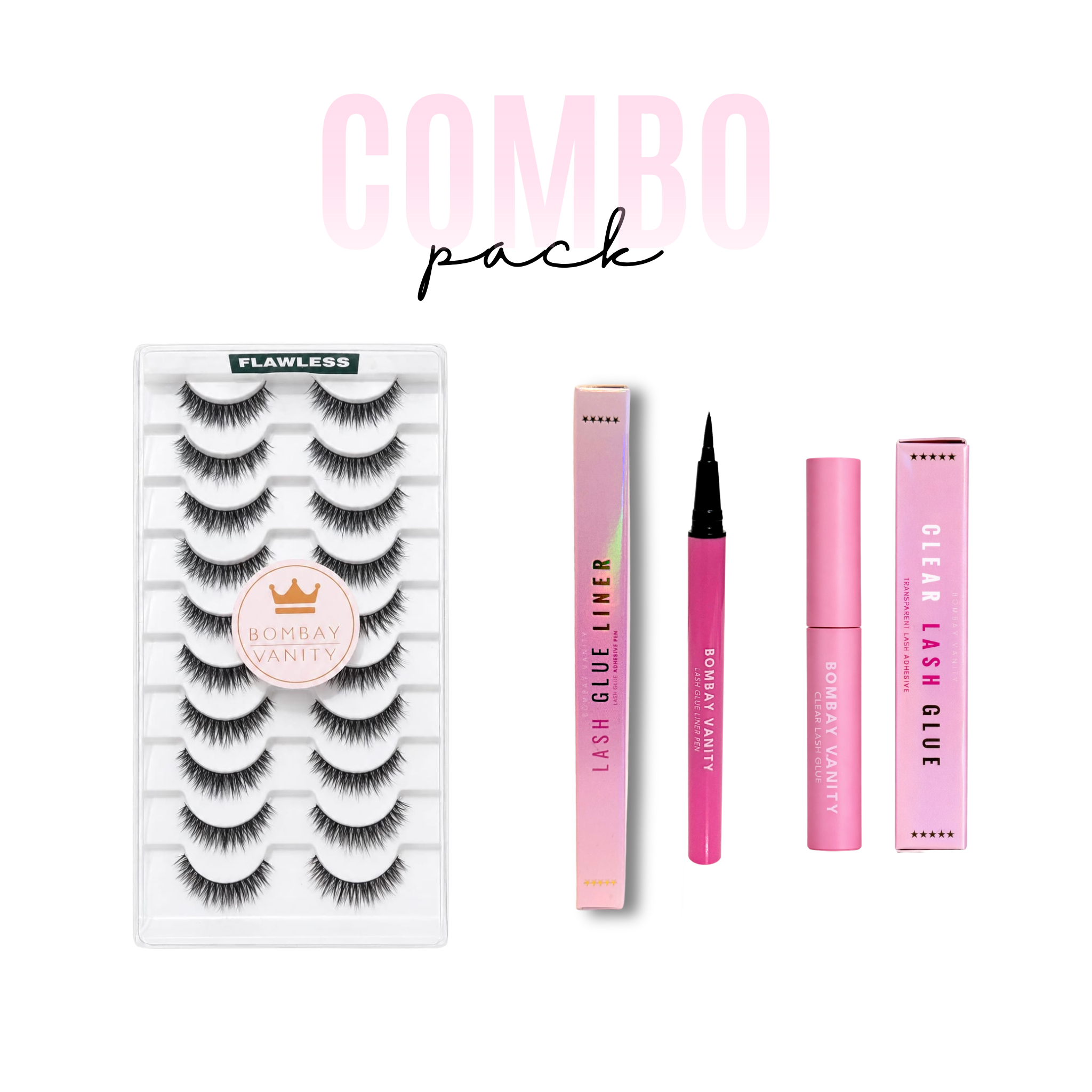 The Flawless Set — 10 Pairs False Eyelashes