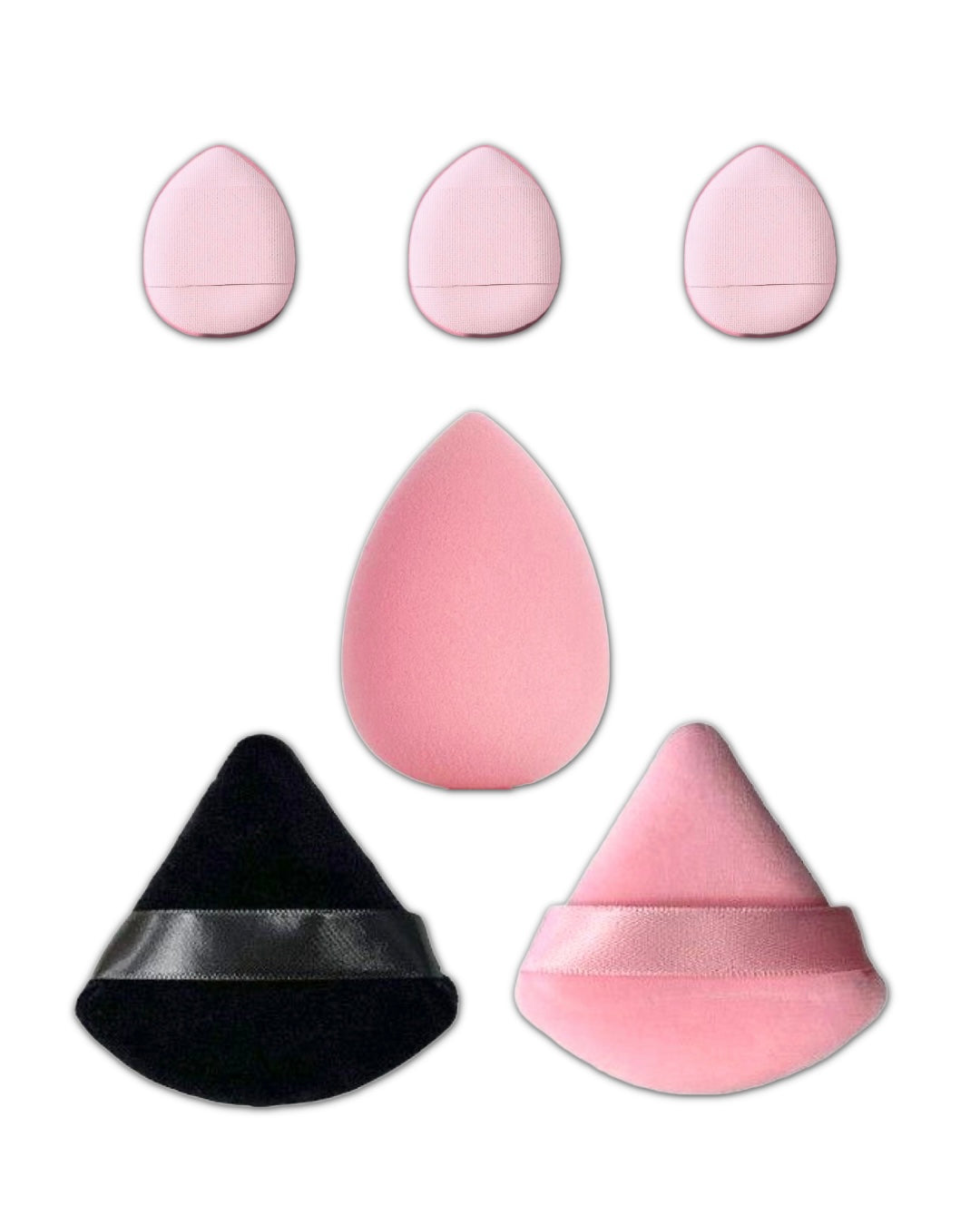 Perfect Base Blending Combo (1 Blender + 2 Powder Puffs + 3 Mini Finger Puffs)