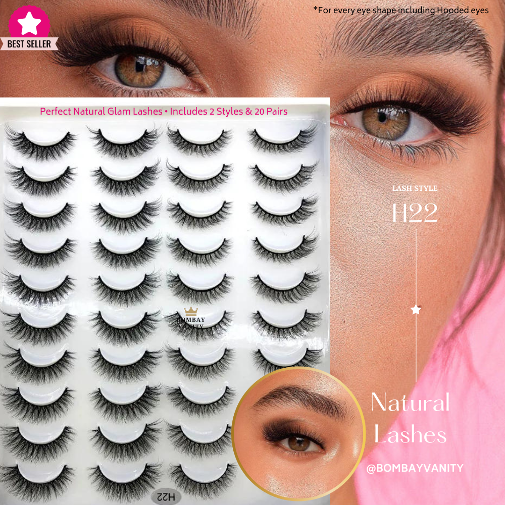 H22 - 20 Pairs False Eyelashes Set