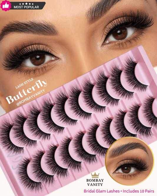 10 Pairs Lash Set - BUTTERFLY