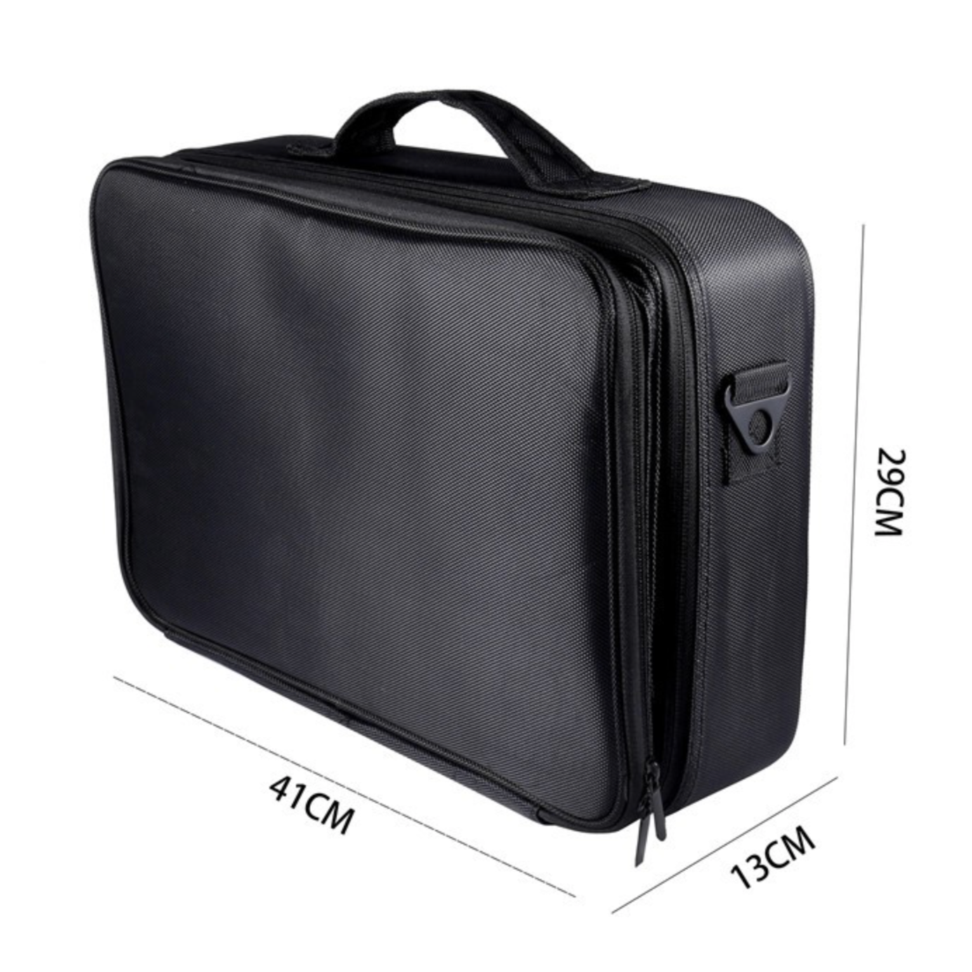 Black Travel Vanity - LARGE - BOMBAYVANITY