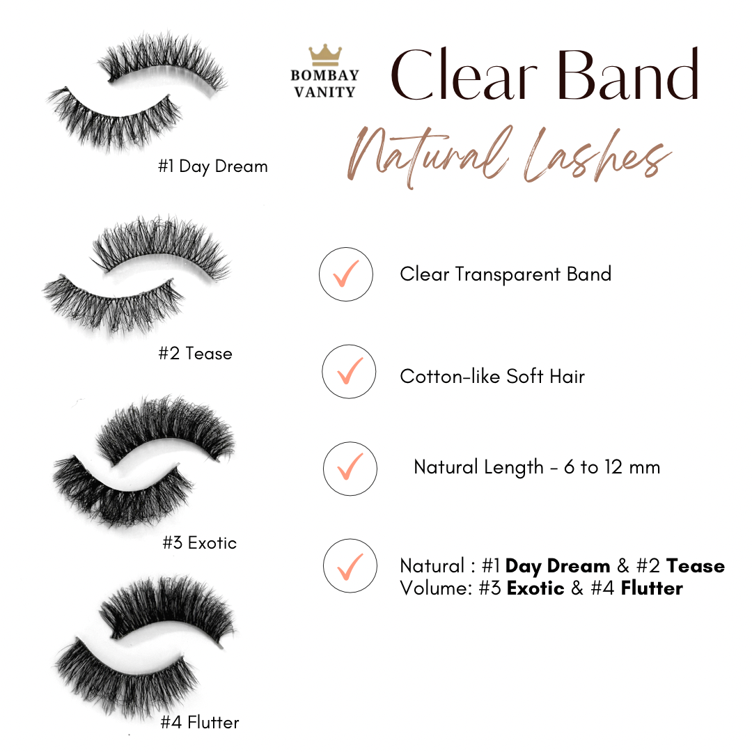 Clear Band Lashes