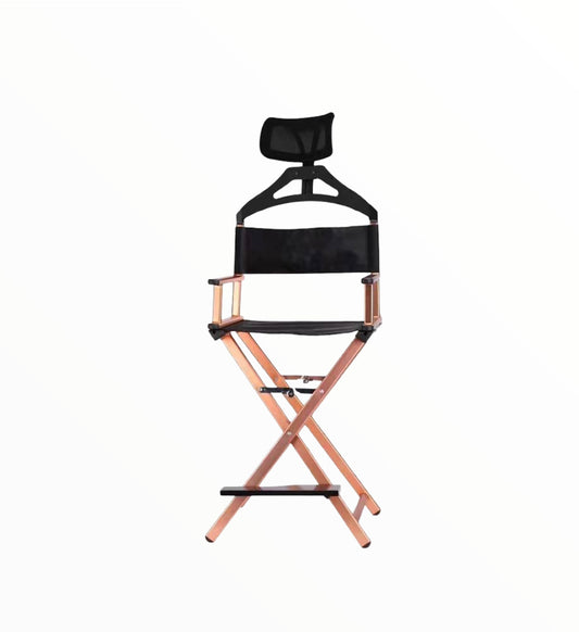 Makeup Chair with Headrest - ROSE GOLD